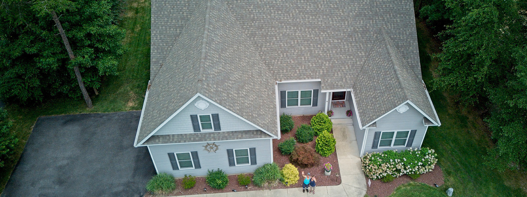 New residential roof system on home in Greenwood, IN