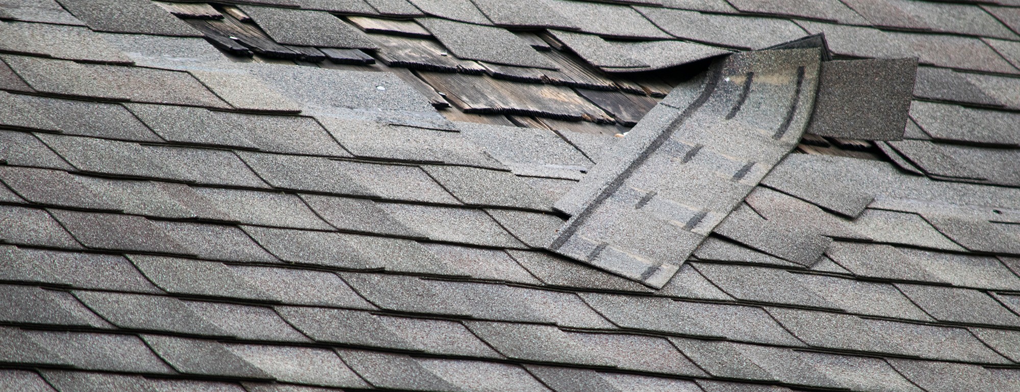 Asphalt Roof Repair Replacement Shingles on Roof in Indianapolis