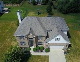New roof on house in Indiana